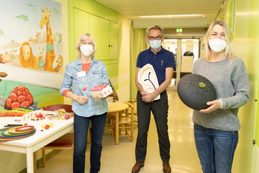 Link zur Presseinformation Nr. 050 / 2021 zum Thema „Neue Klänge in der Kinderherzklinik“